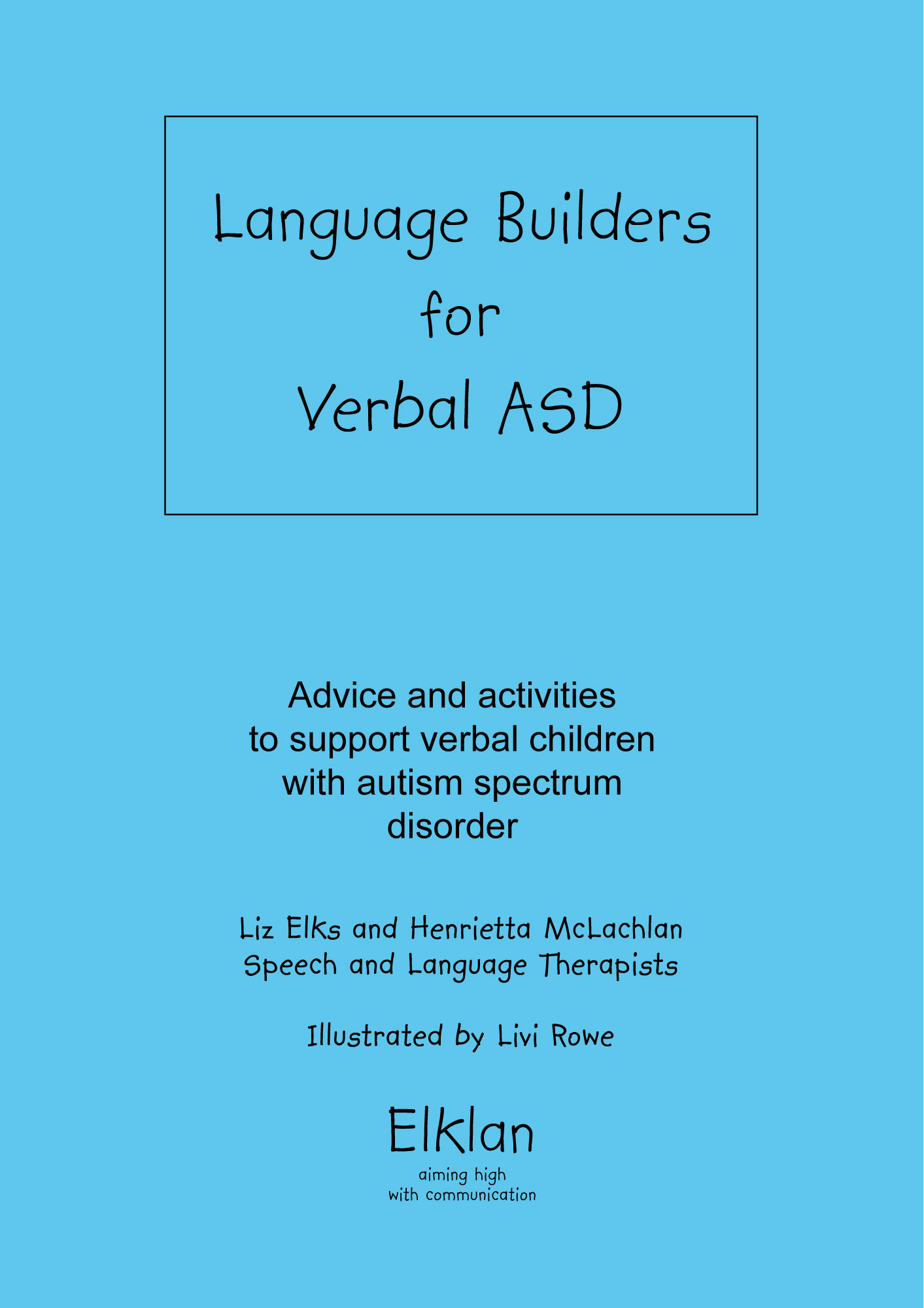 Language Builders for Verbal ASD Paperback - previous (2021) version