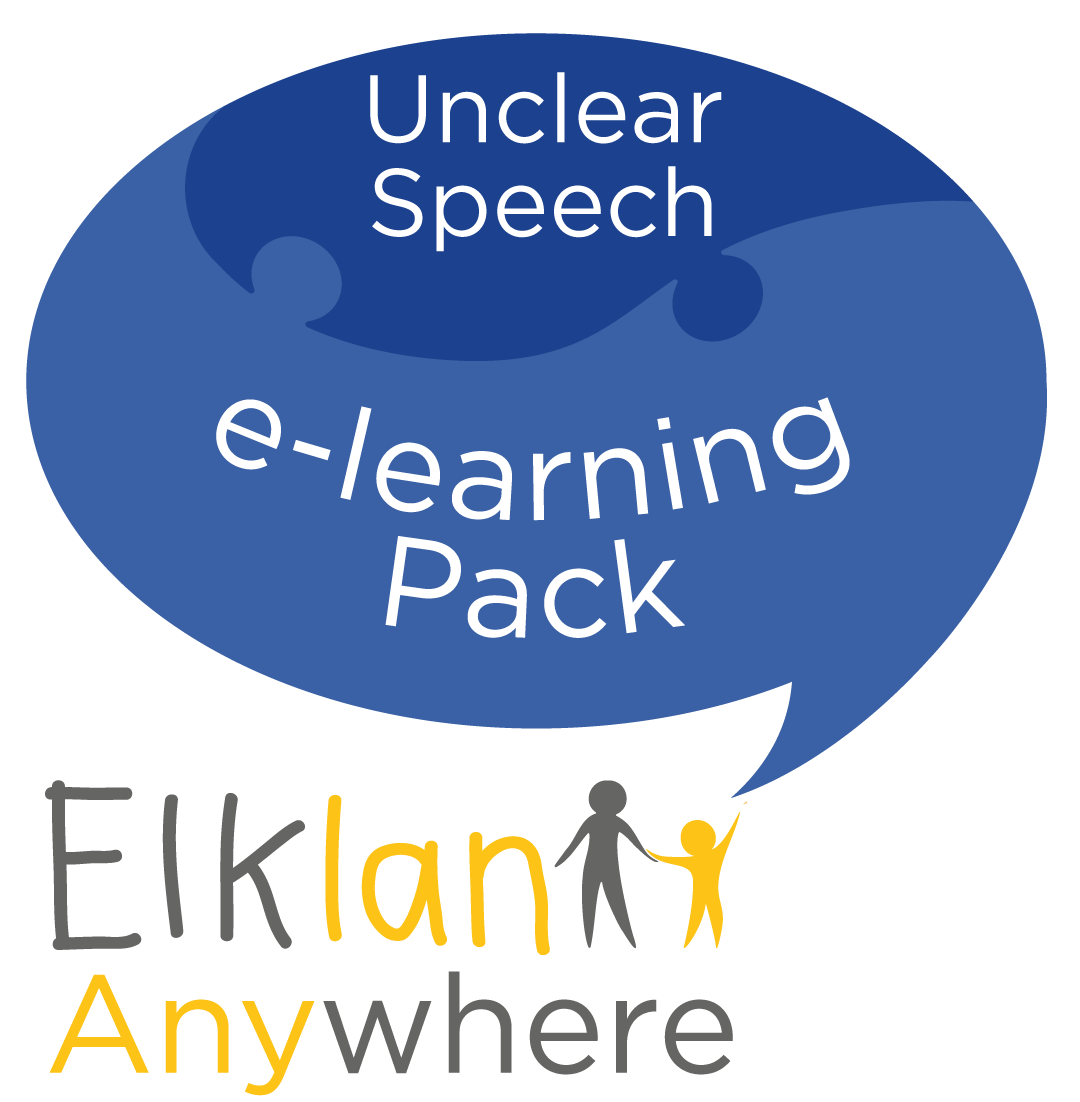 Elklan e-Learning Pack for Unclear Speech courses commencing 1st August 2025 to 31st July 2026