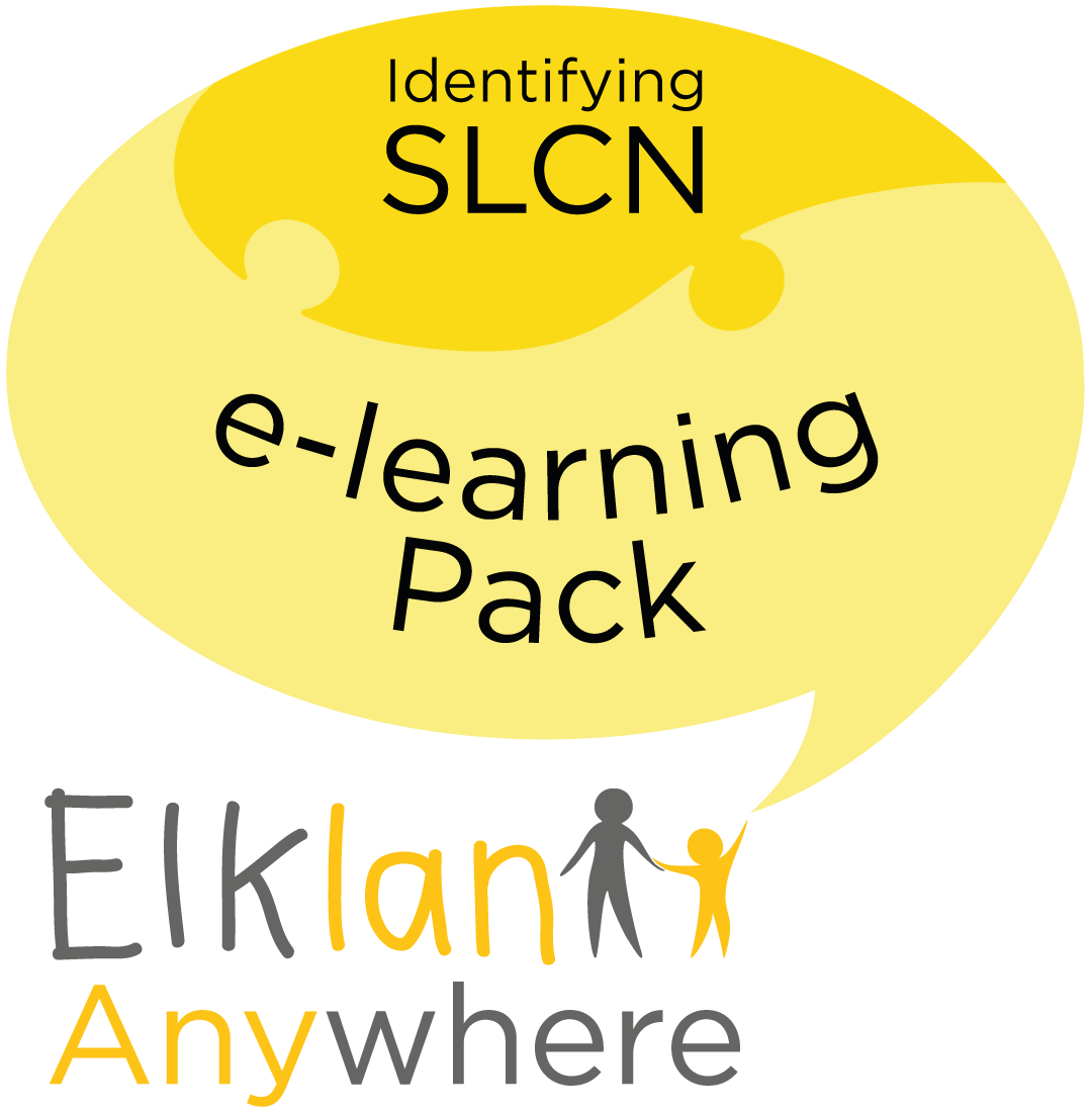 Elklan e-Learning Pack for Identifying SLC needs courses commencing 1st August 2026 to 31st July 2027