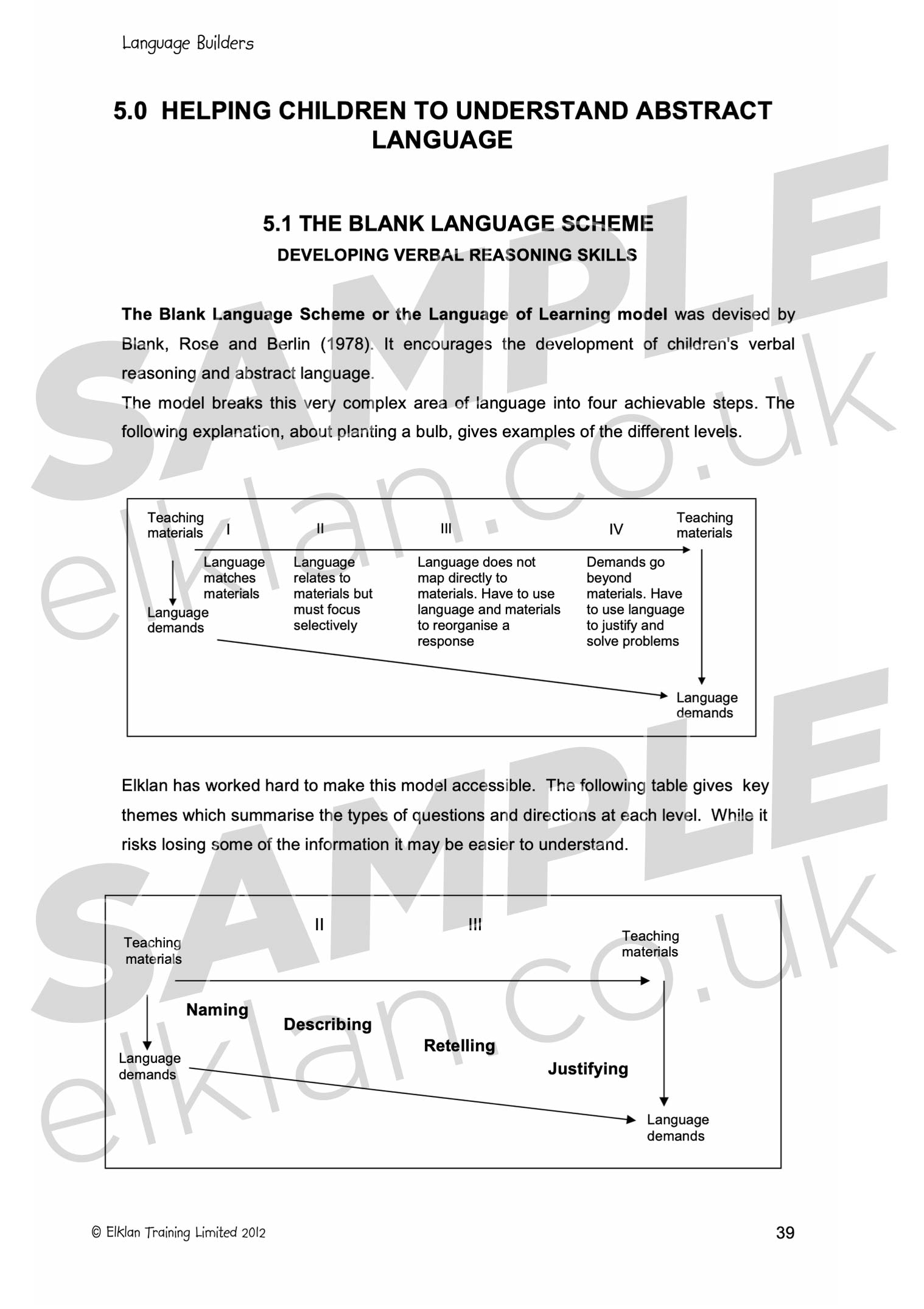 Language Builders for 5-11s sample image